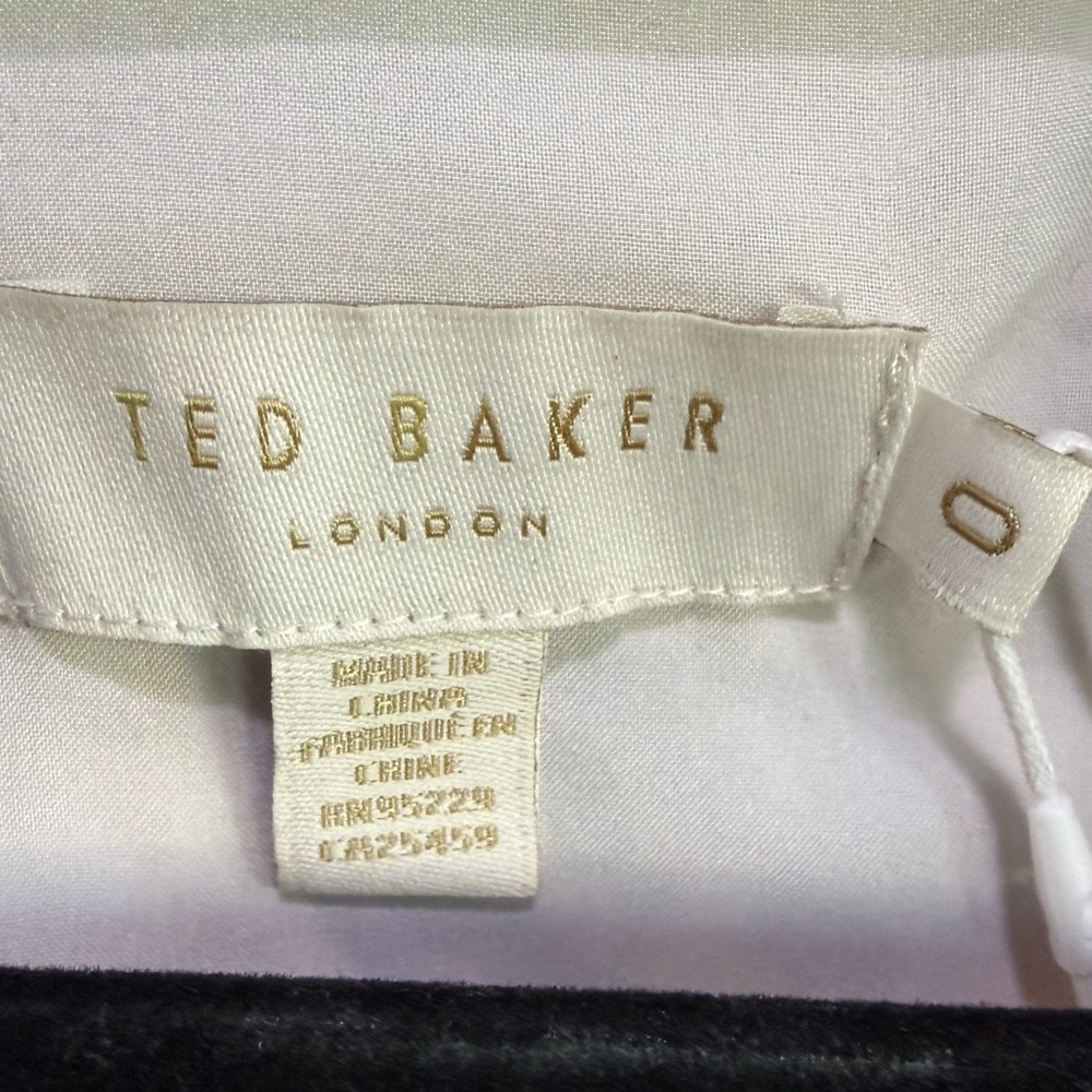 Ted Baker Silk Floral Bow-Tie Blouse - Picture 4 of 9